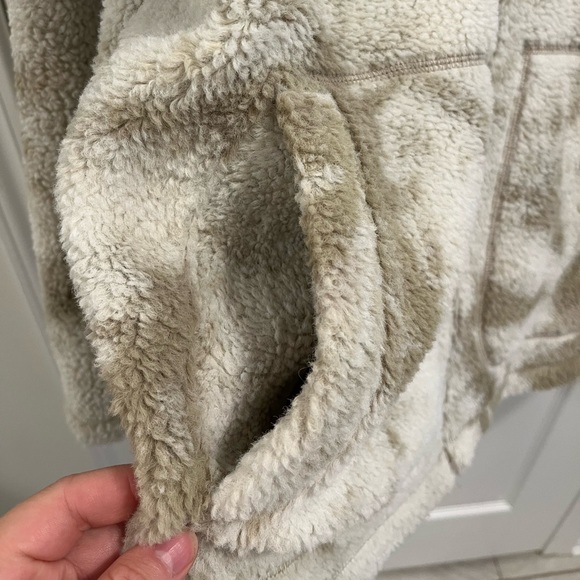 The North Face Ridge Printed Fleece Womens Flax Cloudy Dye Print Zip Up - Picture 4 of 7